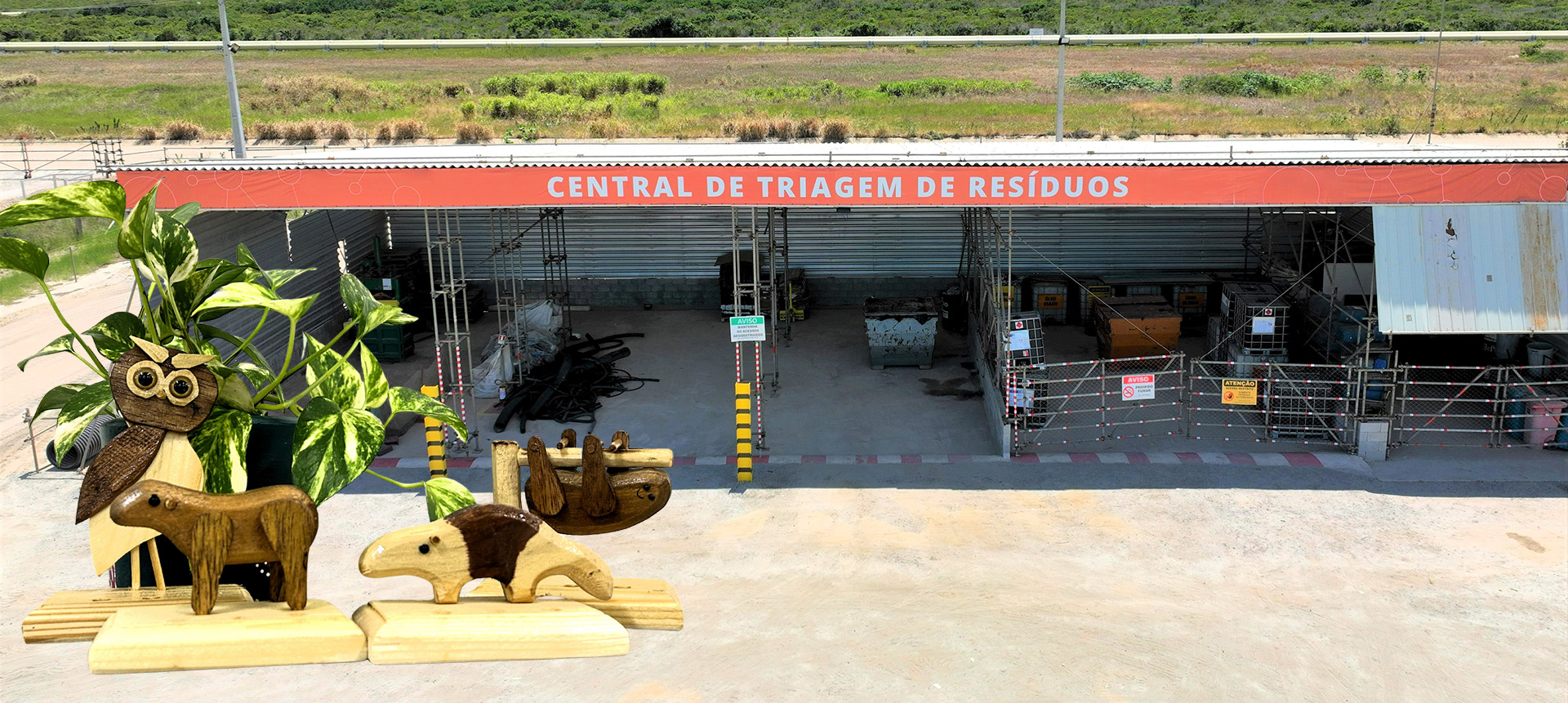 Central de Triagem de Resíduos da GNA promove reaproveitamento de materiais<br>